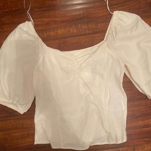 H&M top white